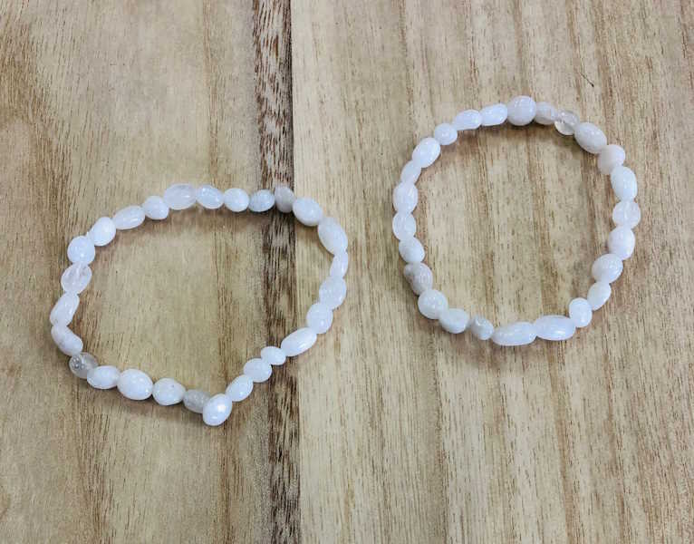 Pulsera Piedra Luna forma